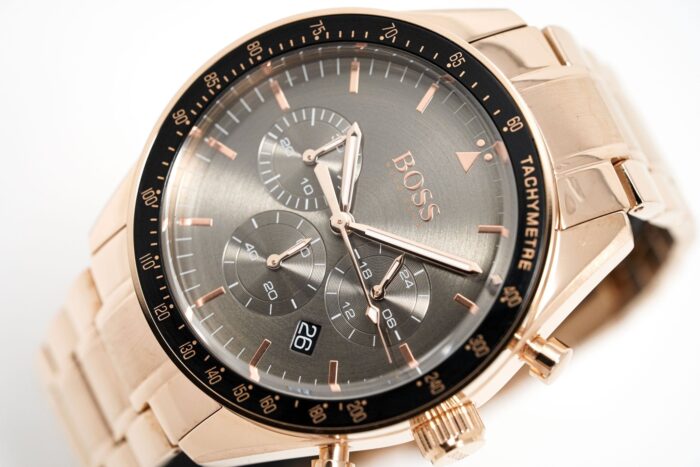 Hugo Boss Men's Watch Chronograph Trophy Rose Gold - HB1513632 - Image 7